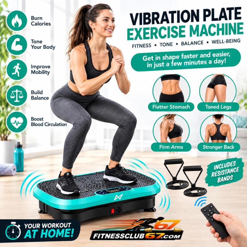 AXV Vibration Plate Exercise Platform Body