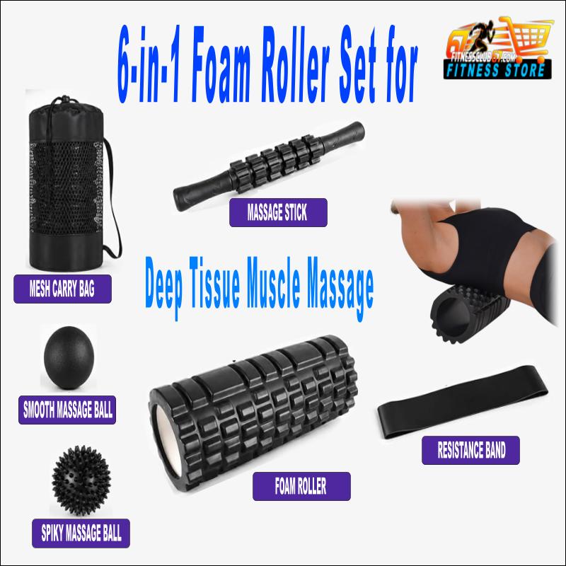6-in-1 Foam Roller Set